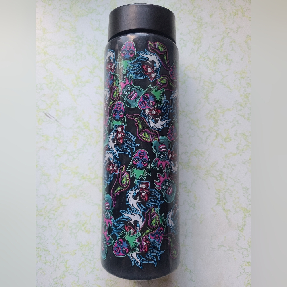 NWOT Disney Villains Triton Water Bottle, 24oz
